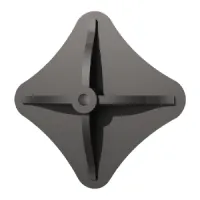 BI CAPOCHIAVE STELLA NERO ANT. 270 Ø 25