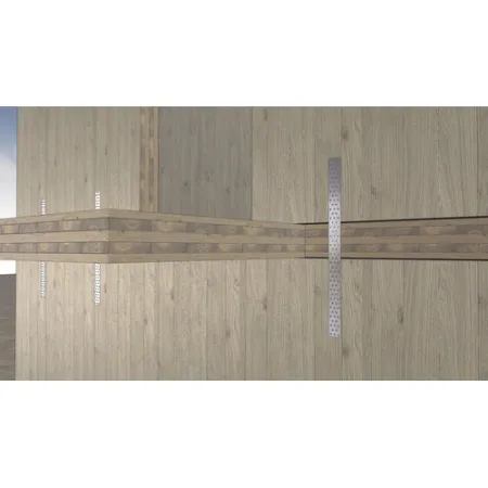 BI PIASTRA FORATA NMP 100x 800x1.5 ZN CE