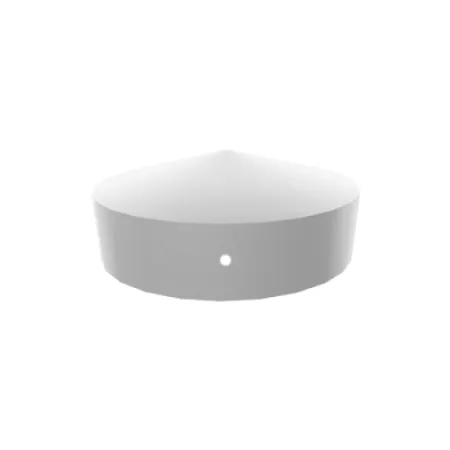 CAPPUCCIO METALLO ZINC. PIATTO  CAP-R80