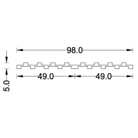 BI GUARNIZIONE ISOL. ACUSTICA STG98 mm98