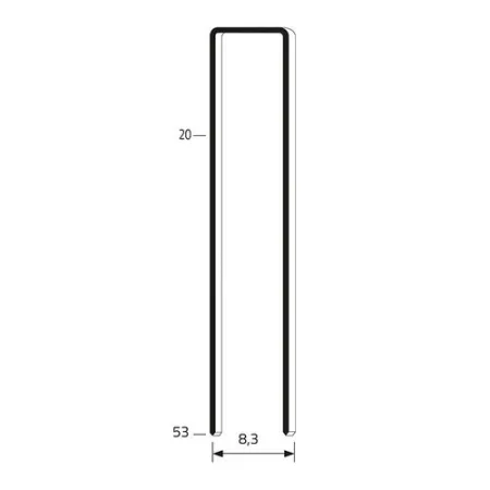 PUNTI METALLICI TYPE 700/38 INOX CE PUNTI METALLICI TYPE 700/38 INOX CE