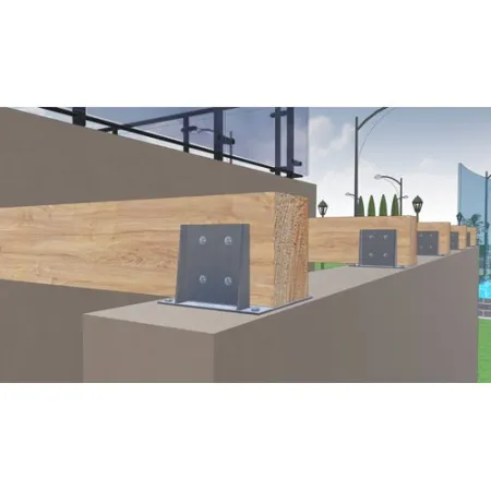 PORTAPILASTRO PESANTE T063/120