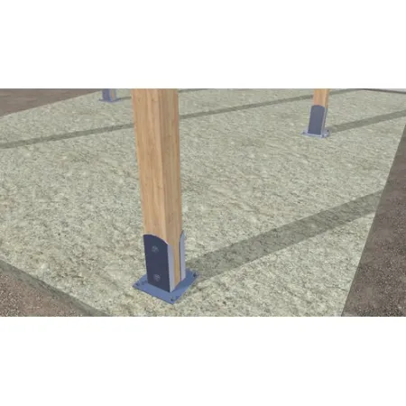 PORTAPILASTRO A PAVIMENTO T081/160.