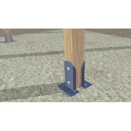 PORTAPILASTRO A PAVIMENTO T091/140