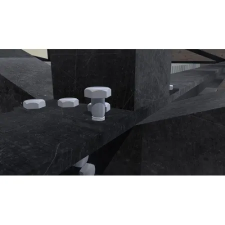 VITE TE 8.8 Zn M 12x50 DIN 931/ISO 4014