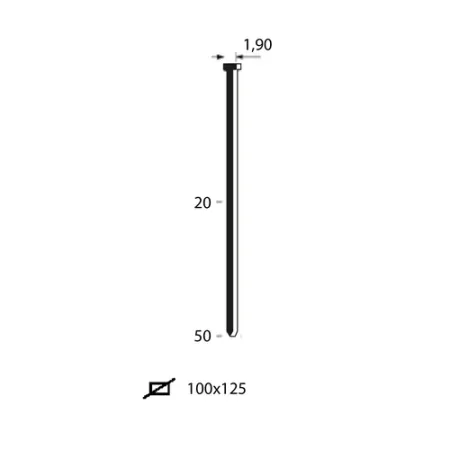 GROPPINI SERIE BRADS 12/50 (GN)
