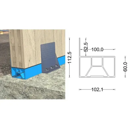 BI PROFILO SOTTOPARETE PSP60/100 x 3000