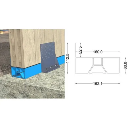 BI PROFILO SOTTOPARETE PSP60/160 x 3000