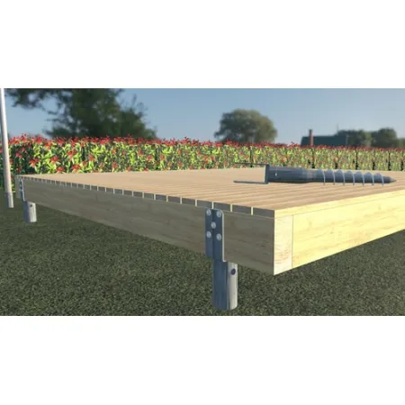 PORTAPILASTRO A VITE T233/100 100x865 ZC