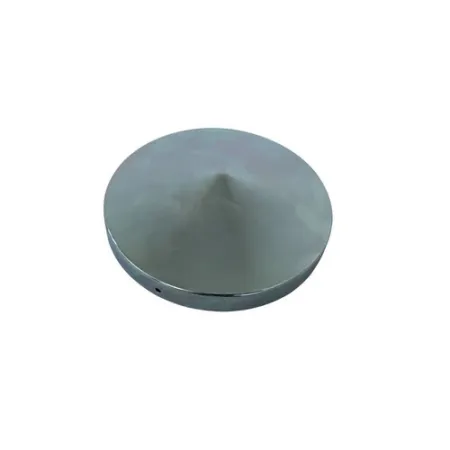 CAPPUCCIO METALLO ZINC. PIATTO  CAP-R80